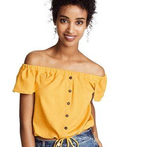 Madewell Rivet & Thread Off The Shoulder Top